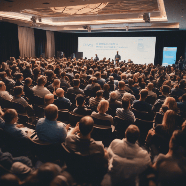 a group of people at an event