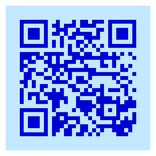 Blue Blue QR code