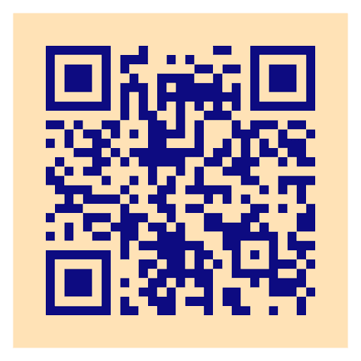 Yellow Blue QR code